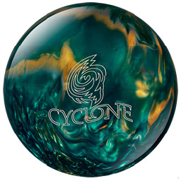 Шар для боулинга Ebonite Cyclone Green/Gold/Silver