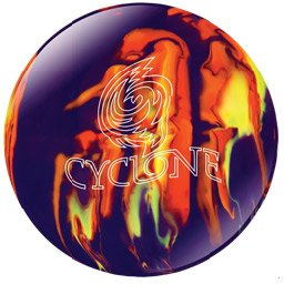 Шар для боулинга Ebonite Cyclone Purple/Orange/Yellow
